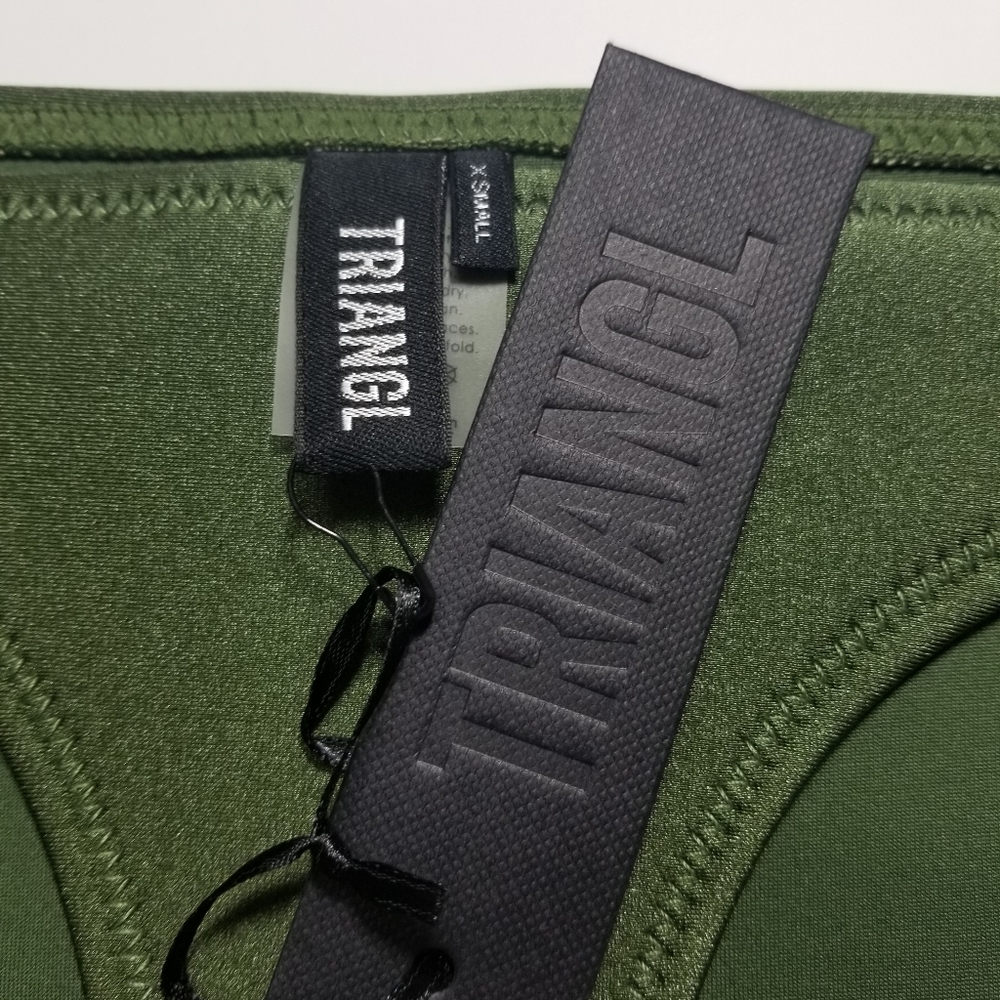 105B Triangl army green bikini bottoms - Picture 4 of 5